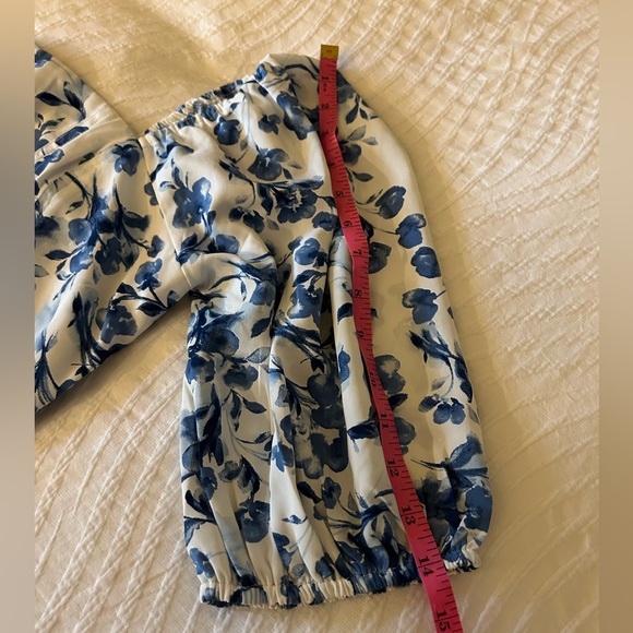 Abercrombie puff sleeve crop top M - Picture 8 of 9